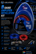 Star Sound 8 Gauge Amplifier Installation Kit